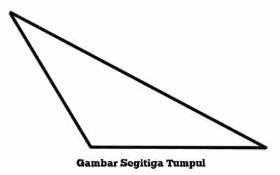 gambar segitiga tumpul