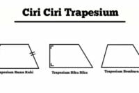 ciri ciri trapesium