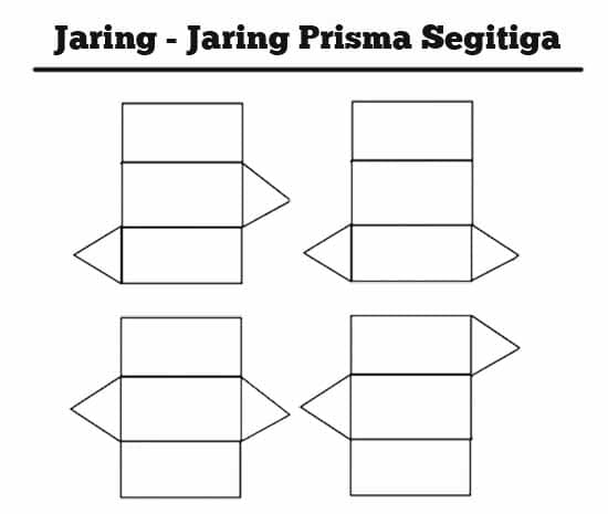 gambar jaring jaring prisma segitiga