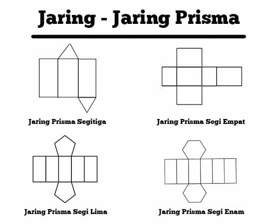 gambar jaring jaring prisma