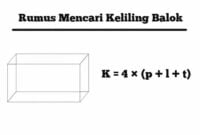 rumus keliling balok