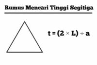 rumus tinggi segitiga